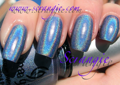 Nail polish swatch / manicure of shade China Glaze 2NITE