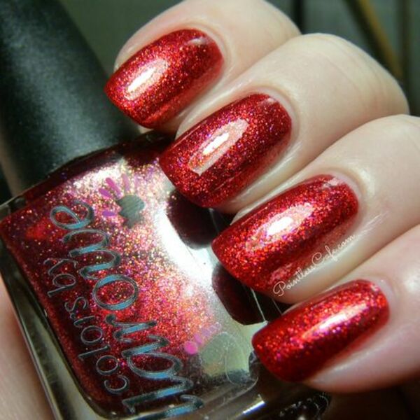 Nail polish swatch / manicure of shade Colors by Llarowe MJ's Jacket