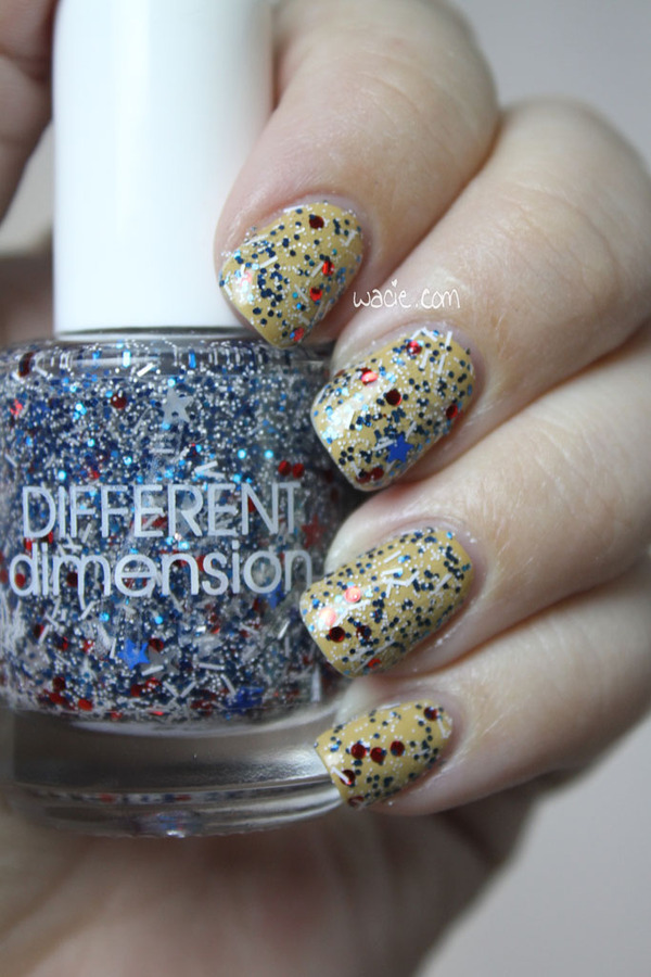 Nail polish swatch / manicure of shade Different Dimension 1776