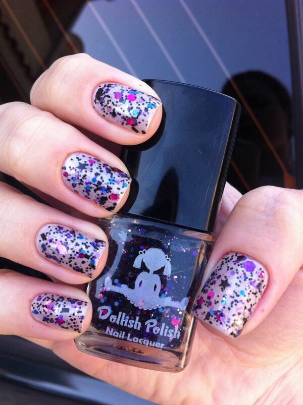 Nail polish swatch / manicure of shade Dollish Polish Poor Unfortunate Souls