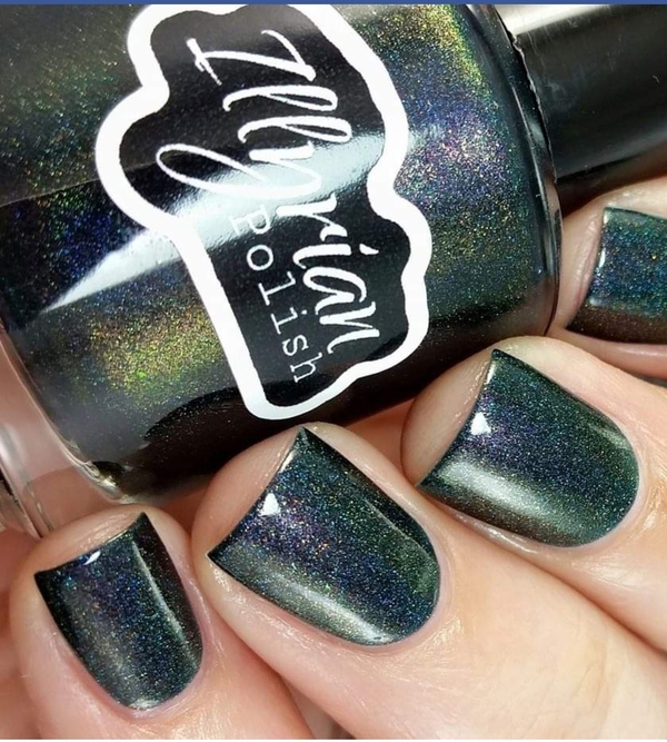 Nail polish swatch / manicure of shade Illyrian Polish Acid Rain