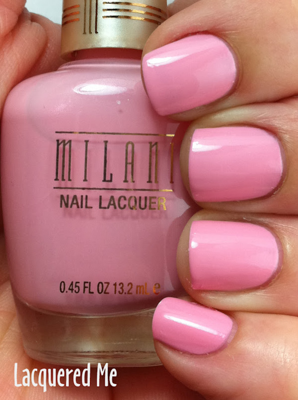 Nail polish swatch / manicure of shade Milani Juno