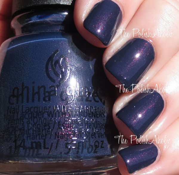 Nail polish swatch / manicure of shade China Glaze Sleeping Under the Stars