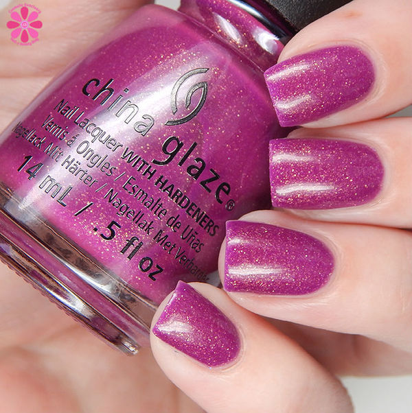 Nail polish swatch / manicure of shade China Glaze We Got The Beet