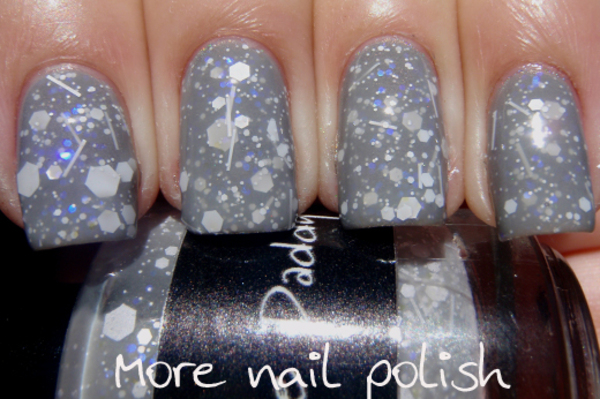 Nail polish swatch / manicure of shade CrowsToes Bone Daddy