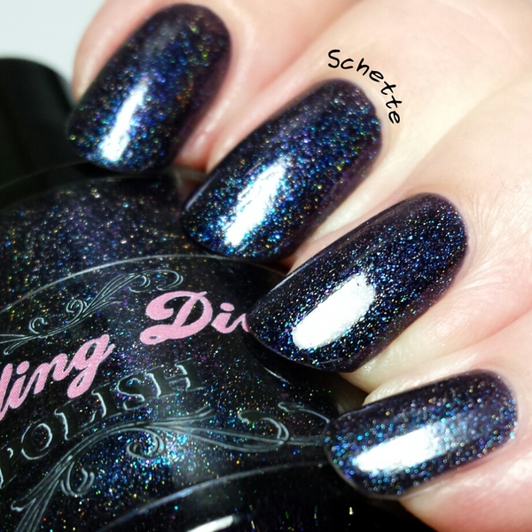 Nail polish swatch / manicure of shade Darling Diva Rolodex of Hate