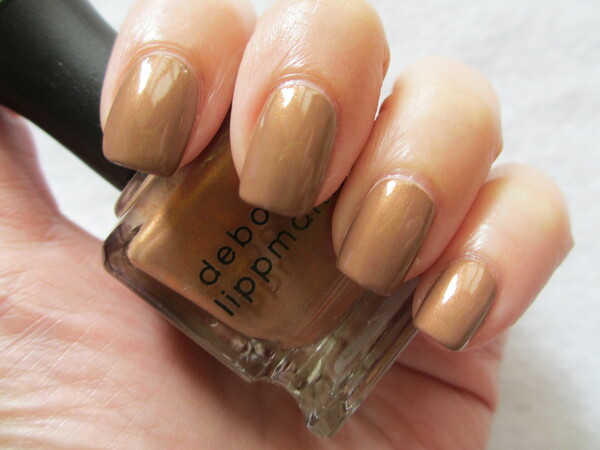 Nail polish swatch / manicure of shade Deborah Lippmann No More Drama