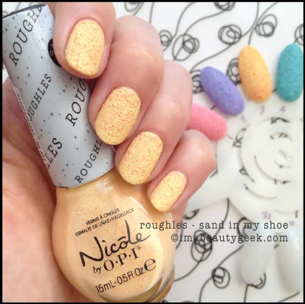 Nail polish swatch / manicure of shade Nicole by OPI Sand In My Shoe