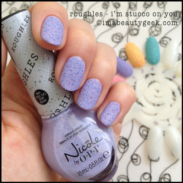 Nail polish swatch / manicure of shade Nicole by OPI I'm Stucco On You