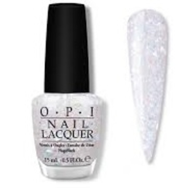 Nail polish swatch / manicure of shade OPI Snow Globetrotter