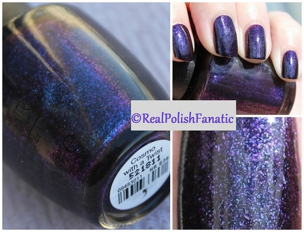 Nail polish swatch / manicure of shade OPI Cosmo With a Twist