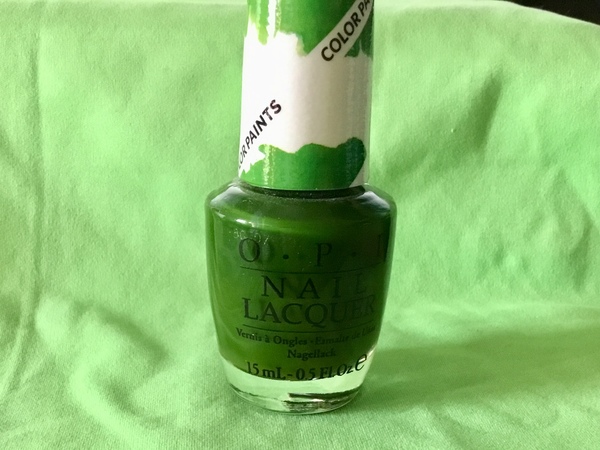 Nail polish swatch / manicure of shade OPI Landscape Artist