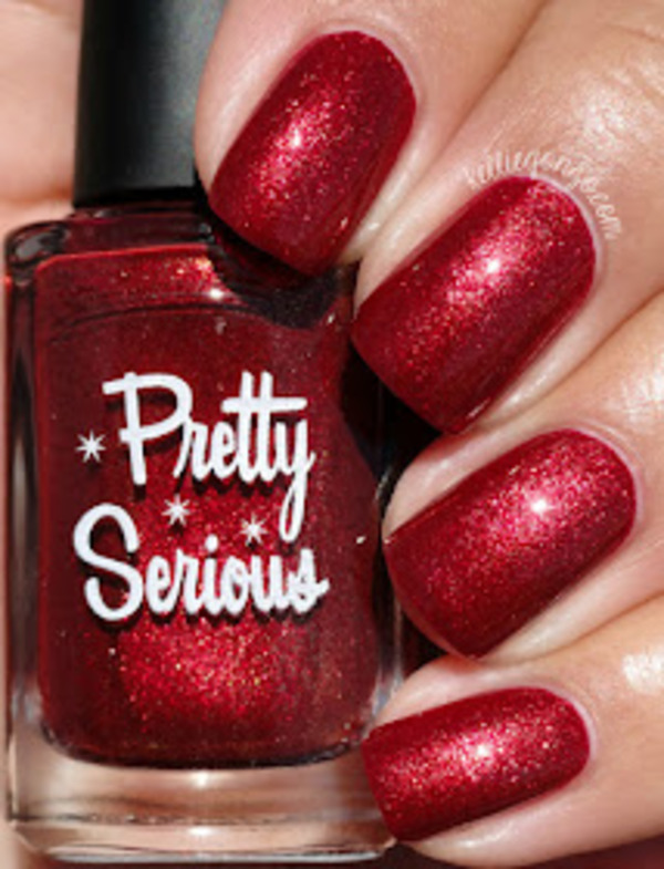Nail polish swatch / manicure of shade Pretty Serious No-Buy