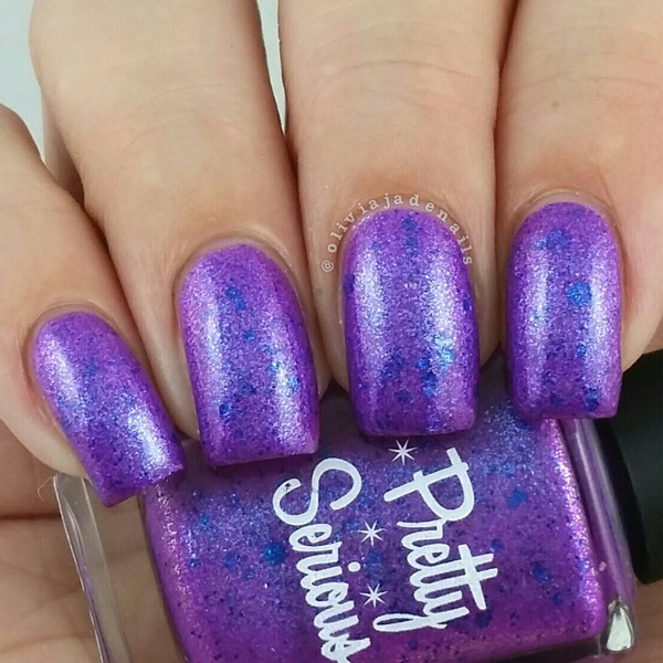 Nail polish swatch / manicure of shade Pretty Serious An Uzi From Daddy