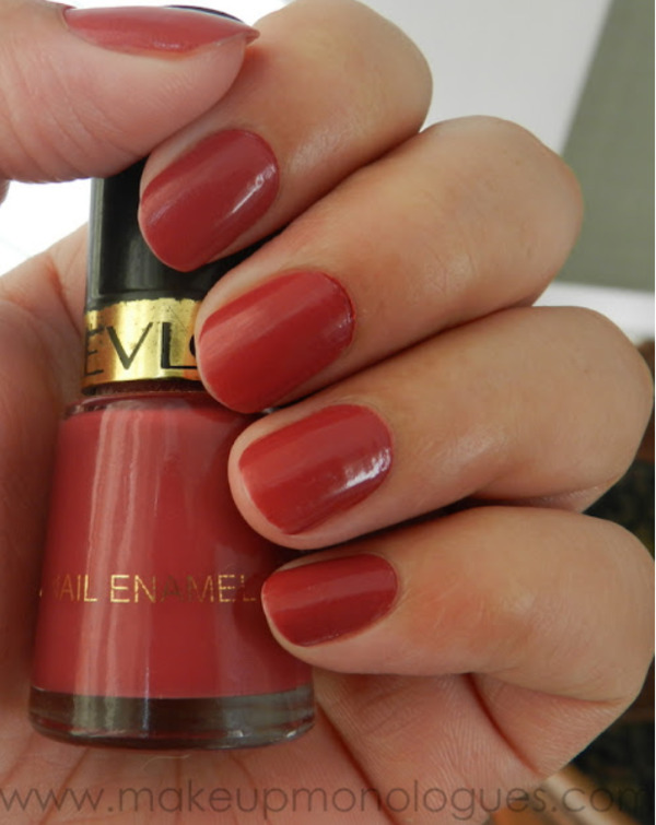 Nail polish swatch / manicure of shade Revlon Love Her Madly