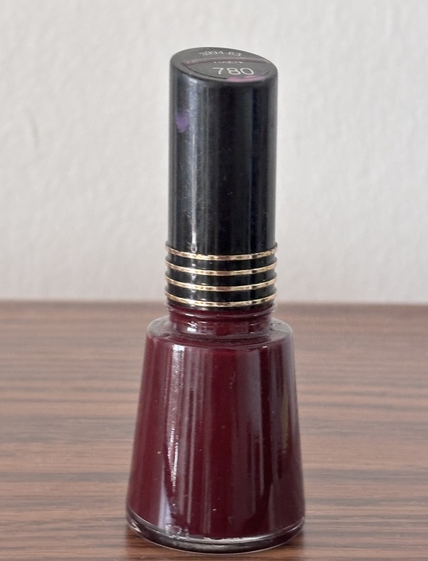 Nail polish swatch / manicure of shade Revlon Vixen