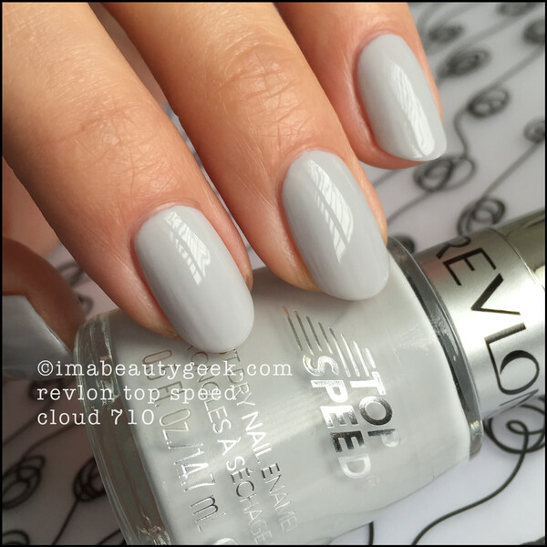 Nail polish swatch / manicure of shade Revlon Cloud