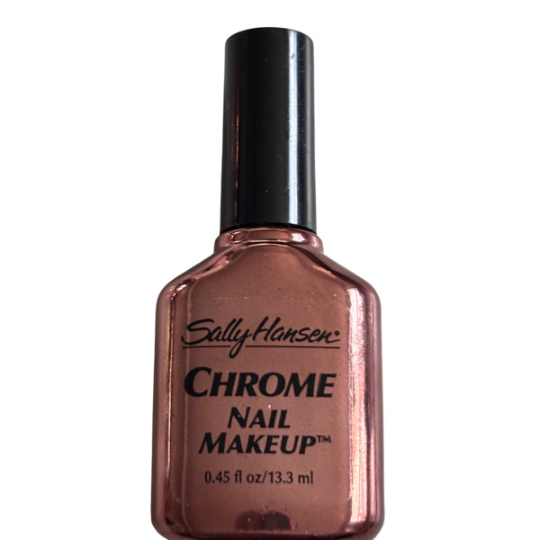 Nail polish swatch / manicure of shade Sally Hansen Cinnamon Diamond Chrome