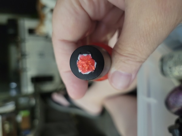 Nail polish swatch / manicure of shade Sinful Colors Devil's Stare