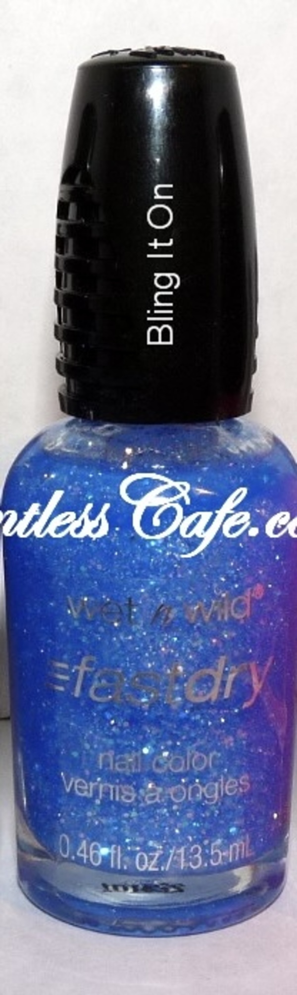 Nail polish swatch / manicure of shade wet n wild Bling It On