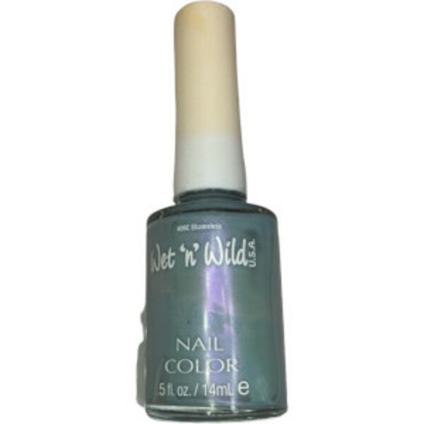 Nail polish swatch / manicure of shade wet n wild Shameless