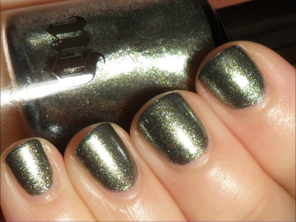 Nail polish swatch / manicure of shade Urban Decay Addiction