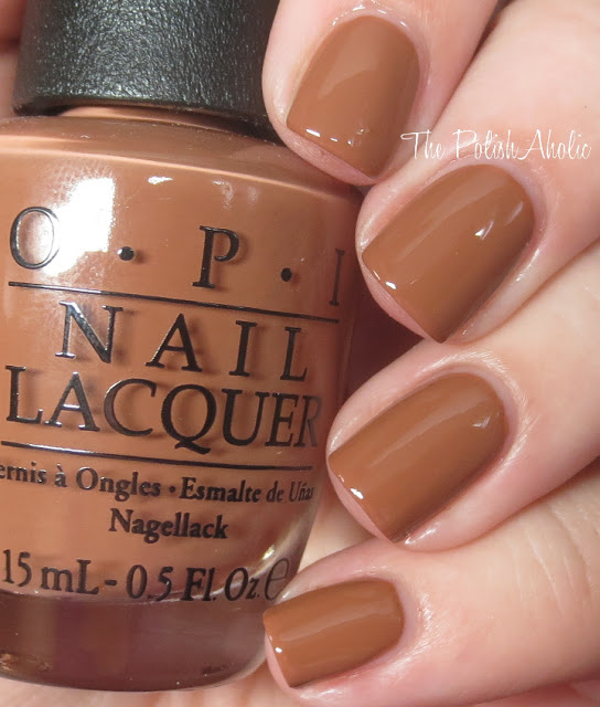 Nail polish swatch / manicure of shade OPI Inside the ISABELLEtway