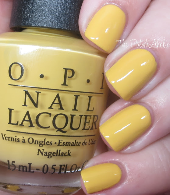 Nail polish swatch / manicure of shade OPI Never a Dulles Moment