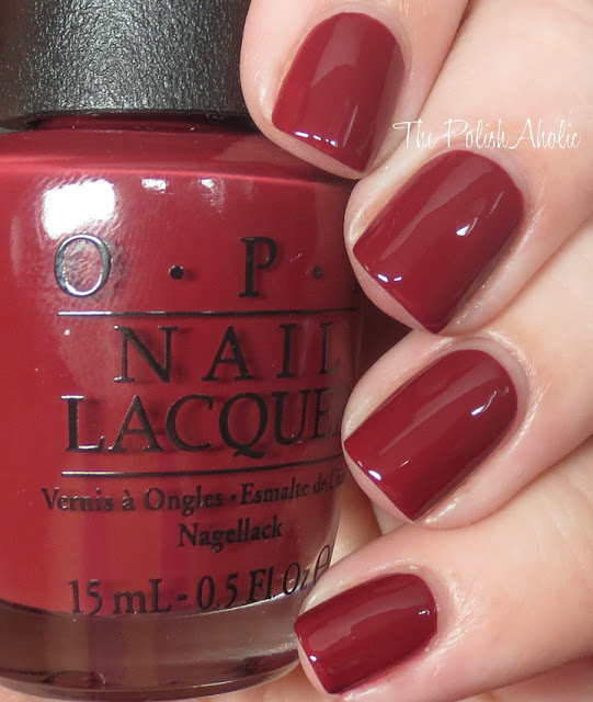 Nail polish swatch / manicure of shade OPI We the Female