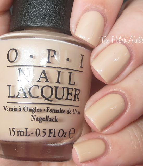 Nail polish swatch / manicure of shade OPI Pale to the Chief
