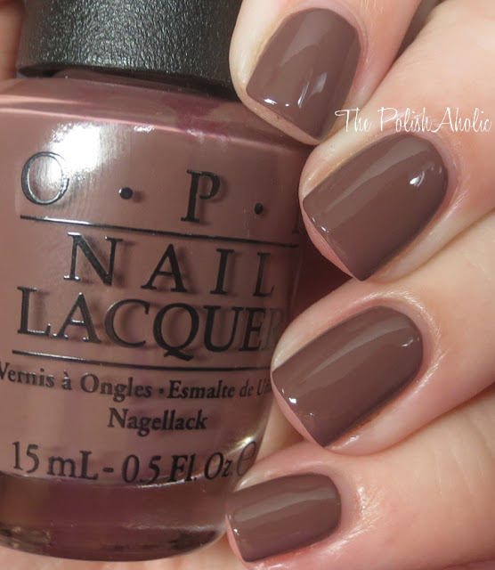 Nail polish swatch / manicure of shade OPI Squeaker of the House
