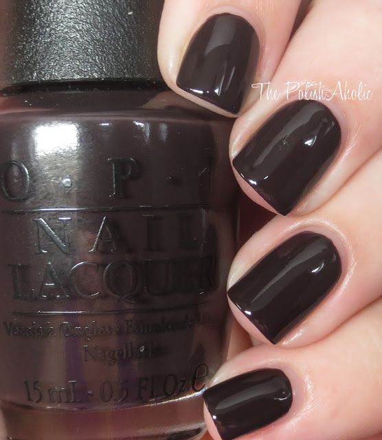 Nail polish swatch / manicure of shade OPI Shh...It's Top Secret