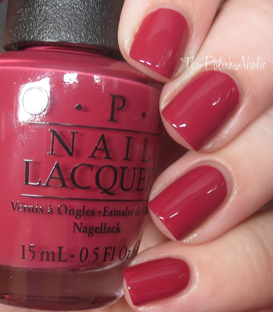 Nail polish swatch / manicure of shade OPI OPI by Popular Vote