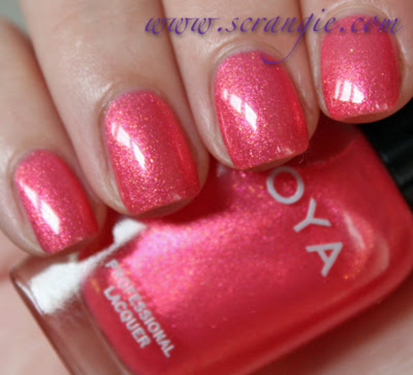 Nail polish swatch / manicure of shade Zoya Belle