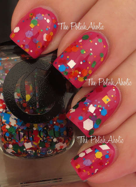 Nail polish swatch / manicure of shade Cirque Colors Kaleidoscope