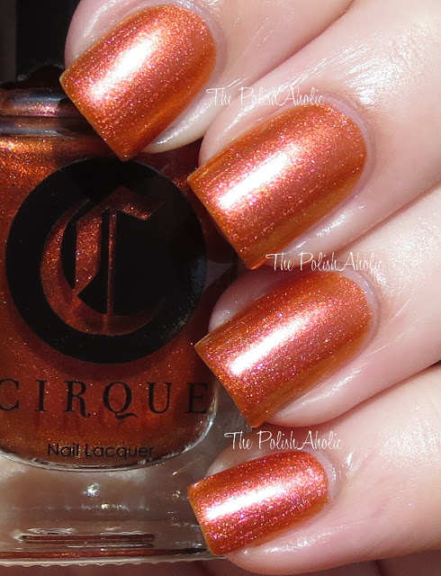 Nail polish swatch / manicure of shade Cirque Colors Sanguine