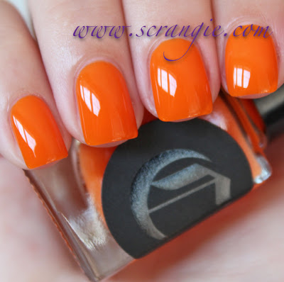 Nail polish swatch / manicure of shade Cirque Colors Kabocha