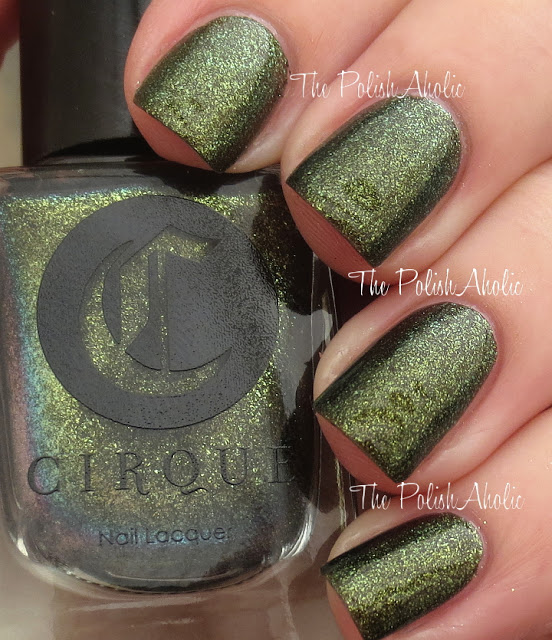 Nail polish swatch / manicure of shade Cirque Colors Lichen