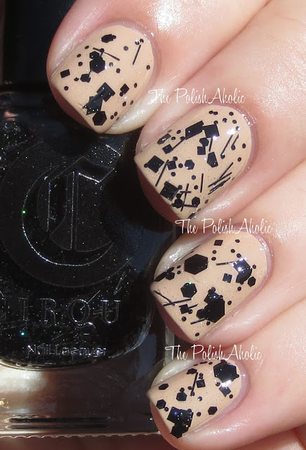 Nail polish swatch / manicure of shade Cirque Colors Vectors