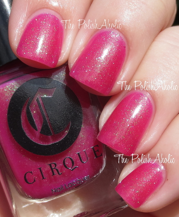 Nail polish swatch / manicure of shade Cirque Colors Dear Dahlia