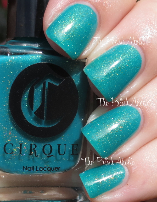 Nail polish swatch / manicure of shade Cirque Colors Thicker Than Water