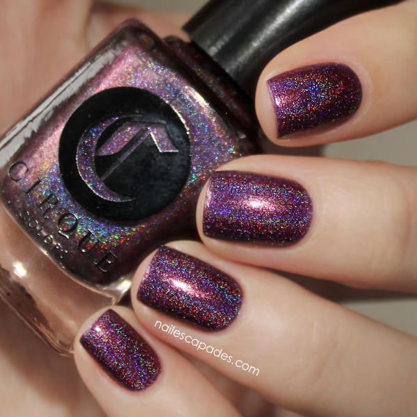 Nail polish swatch / manicure of shade Cirque Colors Boudoir