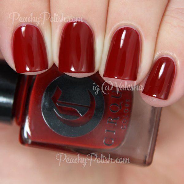 Nail polish swatch / manicure of shade Cirque Colors The Devil Wears Cirque
