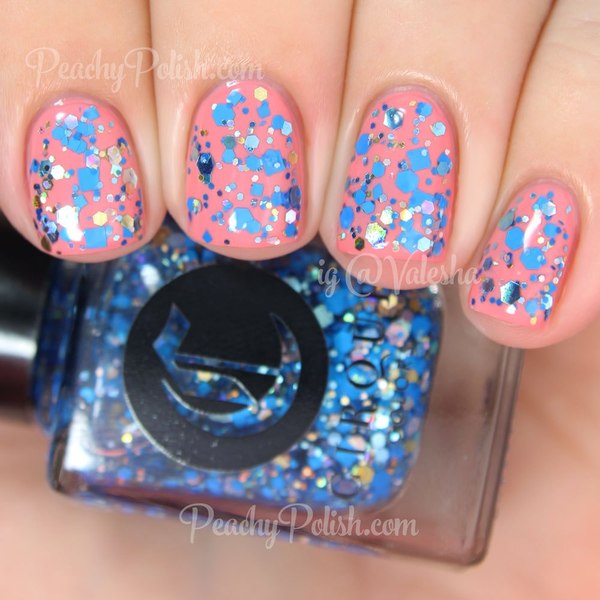 Nail polish swatch / manicure of shade Cirque Colors 8 Crazy Nights