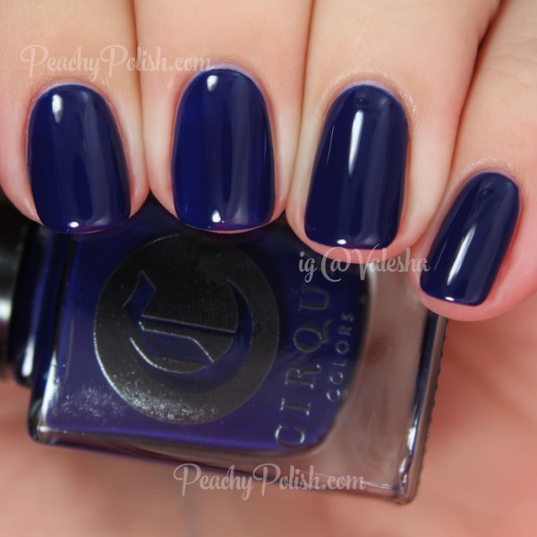 Nail polish swatch / manicure of shade Cirque Colors Midnight Cowboy