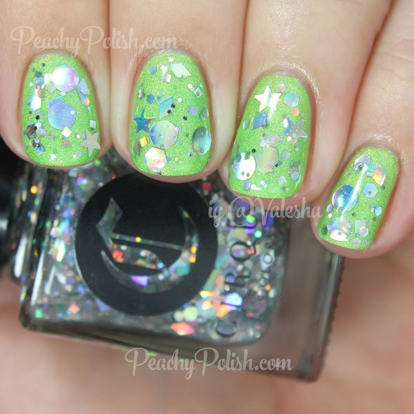 Nail polish swatch / manicure of shade Cirque Colors Discotheque