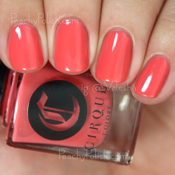 Nail polish swatch / manicure of shade Cirque Colors Sunset Park