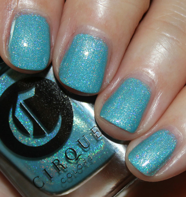 Nail polish swatch / manicure of shade Cirque Colors Cabana Capri