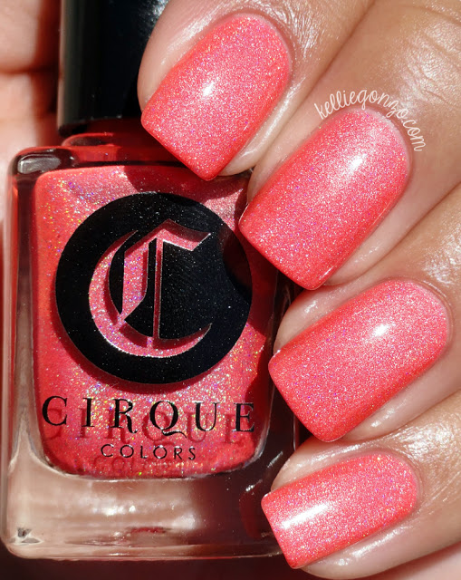 Nail polish swatch / manicure of shade Cirque Colors Kandi Flip