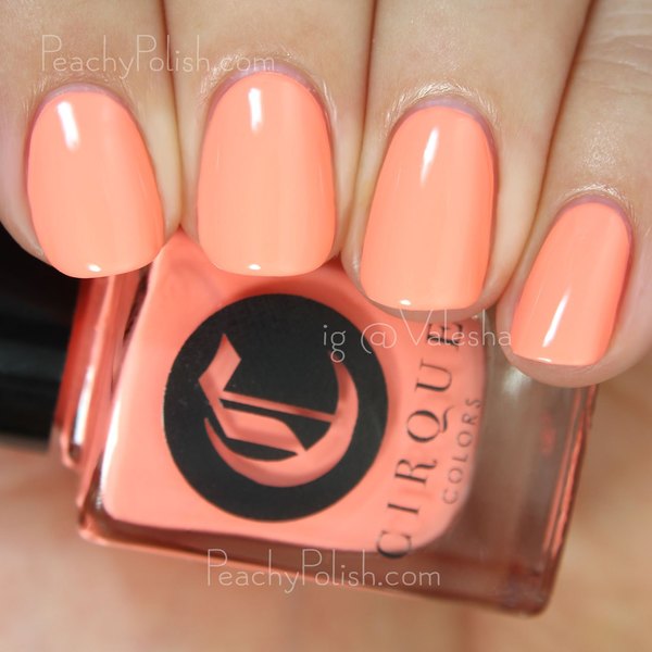 Nail polish swatch / manicure of shade Cirque Colors Vitamin D